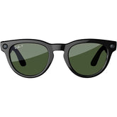 نظارة شمسية Ray-Ban Meta Headliner G15 الذكية باللون الأسود اللامع والأخضر القطبي